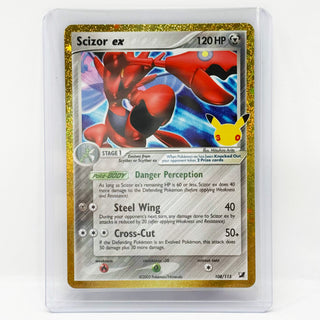 Pokémon TCG 30th Celebration Scizor EX 108/115