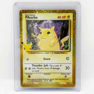 Pokémon TCG 30th Celebration Pikachu 58/102