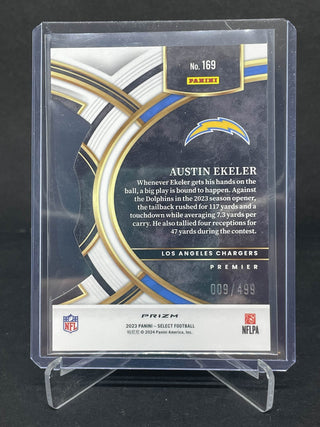 2023 Panini Select Austin Ekeler Lime Green Premier 009/499