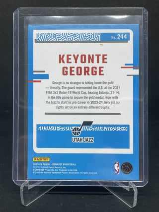 2023-24 Panini Donruss Keyonte George Rated Rookie Choice Red - No. 244