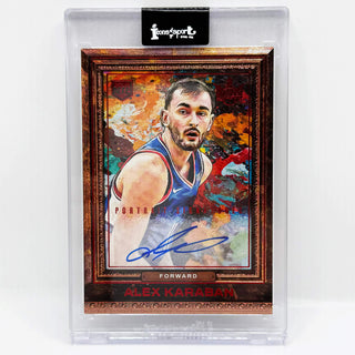 2025-26 Panini Court Kings Alex Karaban Portrait Signatures Ruby RC 13/49