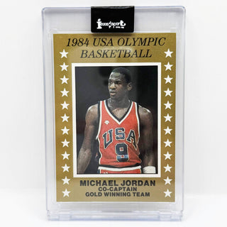 1984 USA Olympic Michael Jordan Co-Captain Gold Medal Win