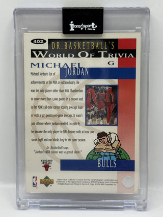1994-95 Upper Deck Collectors Choice Michael Jordan World of Trivia #402