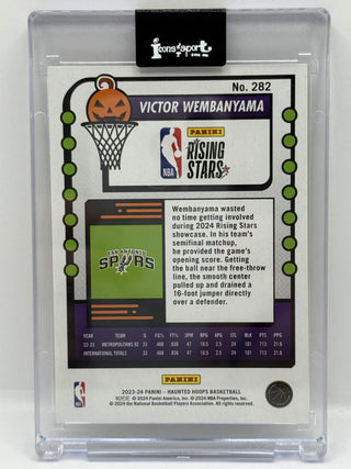 2023-24 Panini Haunted Hoops Victor Wembanyama Rising Stars RC - No. 282
