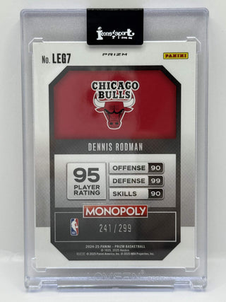 2024-25 Panini Prizm Monopoly Dennis Rodman Brown Prizm 241/299