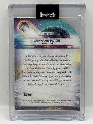2023-24 Topps Cosmic Chrome Dwyane Wade Launched Into Orbit Blue 66/99