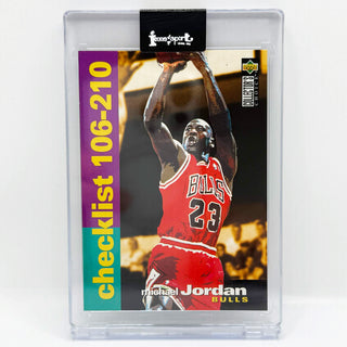 1995-96 Upper Deck Collectors Choice Michael Jordan Checklist #210