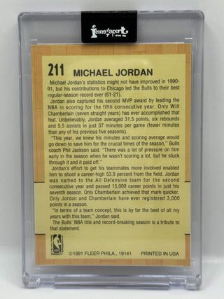 1991-92 Fleer Michael Jordan All-Star Team #211