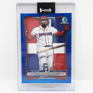 2026 Topps Bowman Chrome Vladimir Guerrero Jr. Blue Refractor 027/150