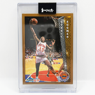 1992-93 Fleer League Leaders Dennis Rodman Rebounding Leader #239