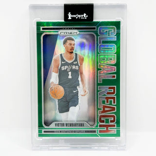 2024-25 Panini Prizm Victor Wembanyama Global Reach Green - No. 9