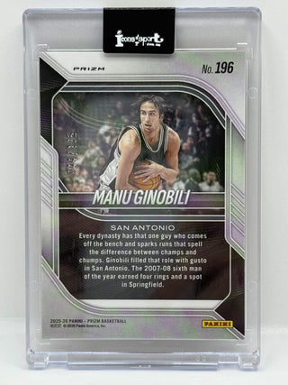 2025-26 Panini Prizm Manu Ginobili Orange Pulsar 044/175