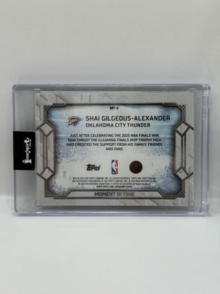 2025-26 Topps Chrome Update Shai-Gilgeous Alexander Moment In Time #MT-8
