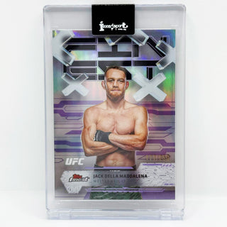 2025 Topps Finest UFC Jack Della Maddalena Purple Refractor 177/250