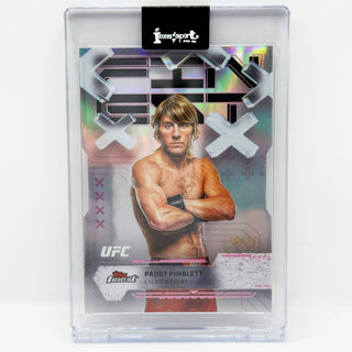 2025 Topps Finest UFC Paddy Pimblett Die-Cut Refractor 26/75