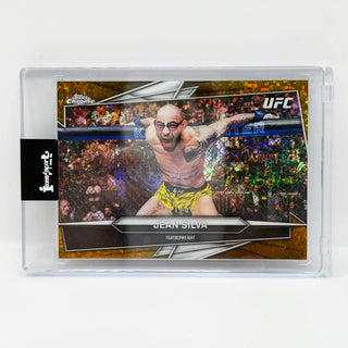2026 Topps Chrome UFC Jean Silva Gold Mini Diamond Refractor 21/50