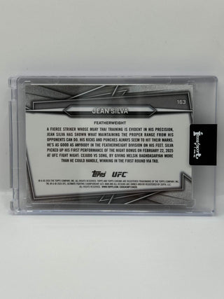 2026 Topps Chrome UFC Jean Silva Gold Mini Diamond Refractor 21/50