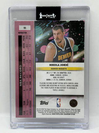 2025-26 Topps Cosmic Chrome Nikola Jokic Refractor #95