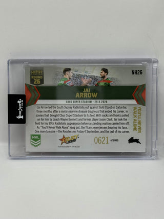 2026 NRL Select Hilites Jai Arrow Round 26 Milestone You'll Never Walk Alone #NH26 (0621/2065)