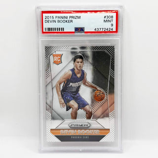 2015 Panini Prizm Devin Booker Rookie PSA Mint 9