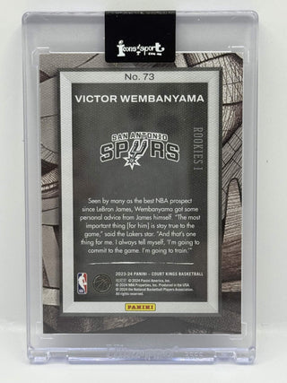 2023-24 Panini Court Kings Rookies I Victor Wembanyama RC - No. 73
