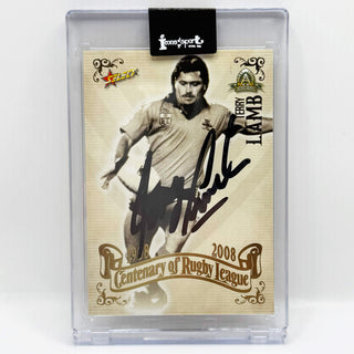 2008 Select NRL Centenary of Rugby League Terry Lamb Hand Signed #93 (B)