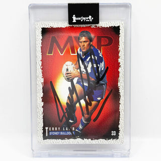 1995 Dynamic Series 1 Rugby League Terry Lamb MVP Hand Signed #33