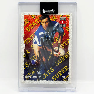 1995 Dynamic Series 1 Rugby League Terry Lamb Super Stats Insert Hand Signed #203