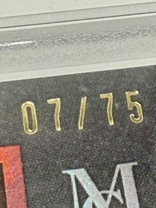 2025-26 Topps Museum Collection Club Competitions Lewis Miley Meaningful Materials Player Worn Patch Red 07/75