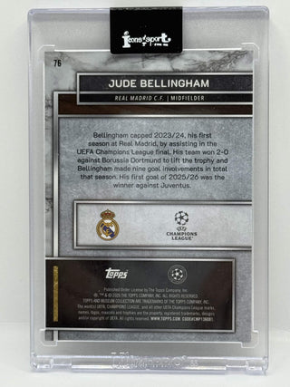 2025-26 Topps Museum Collection Club Competitions Jude Bellingham Base #76