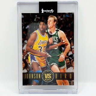 1993-94 SkyBox Showdown Series Magic Johnson VS Larry Bird #SS12