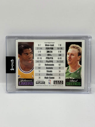 1993-94 SkyBox Showdown Series Magic Johnson VS Larry Bird #SS12