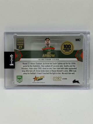 2026 NRL Select Hilites Jai Arrow Milestone 100 Rabbitohs Games #NM2 (0282/2344)