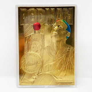 1995-96 Bleachers Limited Edition Dennis Rodman 23KT Gold 02952/10,000 (Includes Case and Certificate)