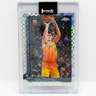 2025-26 Topps Chrome Update Kon Knueppel X-Fractor Rookie #154