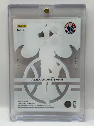 2024-25 Panini Court Kings Alexandre Sarr RC - No. 4