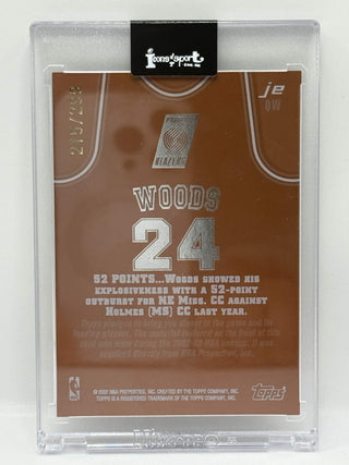 2002-03 Topps Jersey Edition Qyntel Woods Copper 215/299