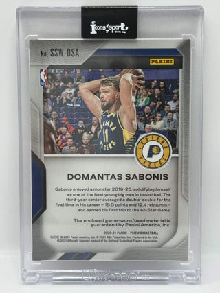 2020-21 Panini Prizm Domantas Sabonis Sensational Swatches Game Worn Patch #SSW-DSA