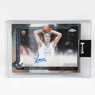 2025-26 Topps Chrome Liam McNeeley Rookie Auto #TCAR-LM