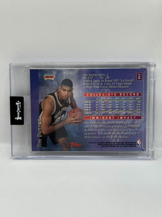 1997-98 Topps Stadium Club Tim Duncan NBA Draft #201