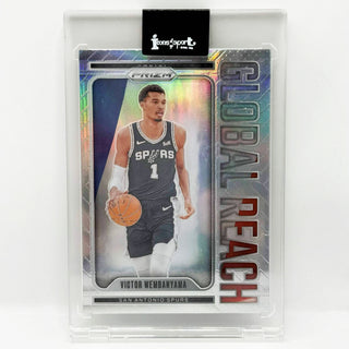 2024-25 Panini Prizm Victor Wembanyama Global Reach Silver - No. 9