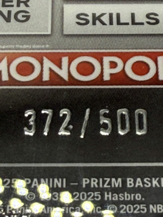 2024-25 Panini Prizm Monopoly Dennis Rodman Gold Millionaire Shimmer 372/500