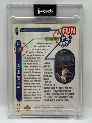 1995-96 Upper Deck Collectors Choice Michael Jordan Fun Facts #169 (B)
