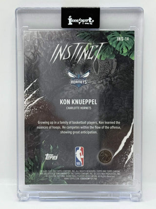 2025-26 Topps Chrome Instinct Kon Knueppel Rookie #INS-14