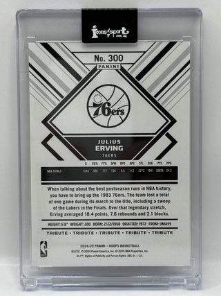2024-25 Panini Hoops Julius Erving Green Explosion 79/99