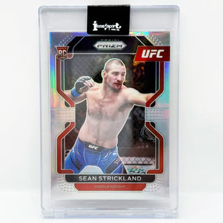 2022 Panini Prizm UFC Sean Strickland Silver Prizm RC - No. 112