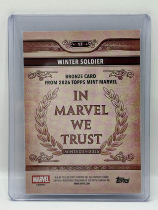 2026 Topps Mint Marvel Winter Soldier Green Mint 02/75