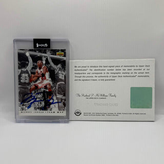 1992-93 Upper Deck Team MVP Michael Jordan Auto #TM5 (Includes Certificate of Authentication)