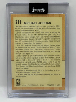 1991-92 Fleer Michael Jordan All-Star Team #211