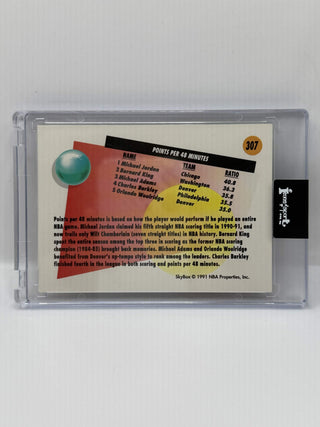 1991-92 SkyBox Series 2 Michael Jordan Stats #307
